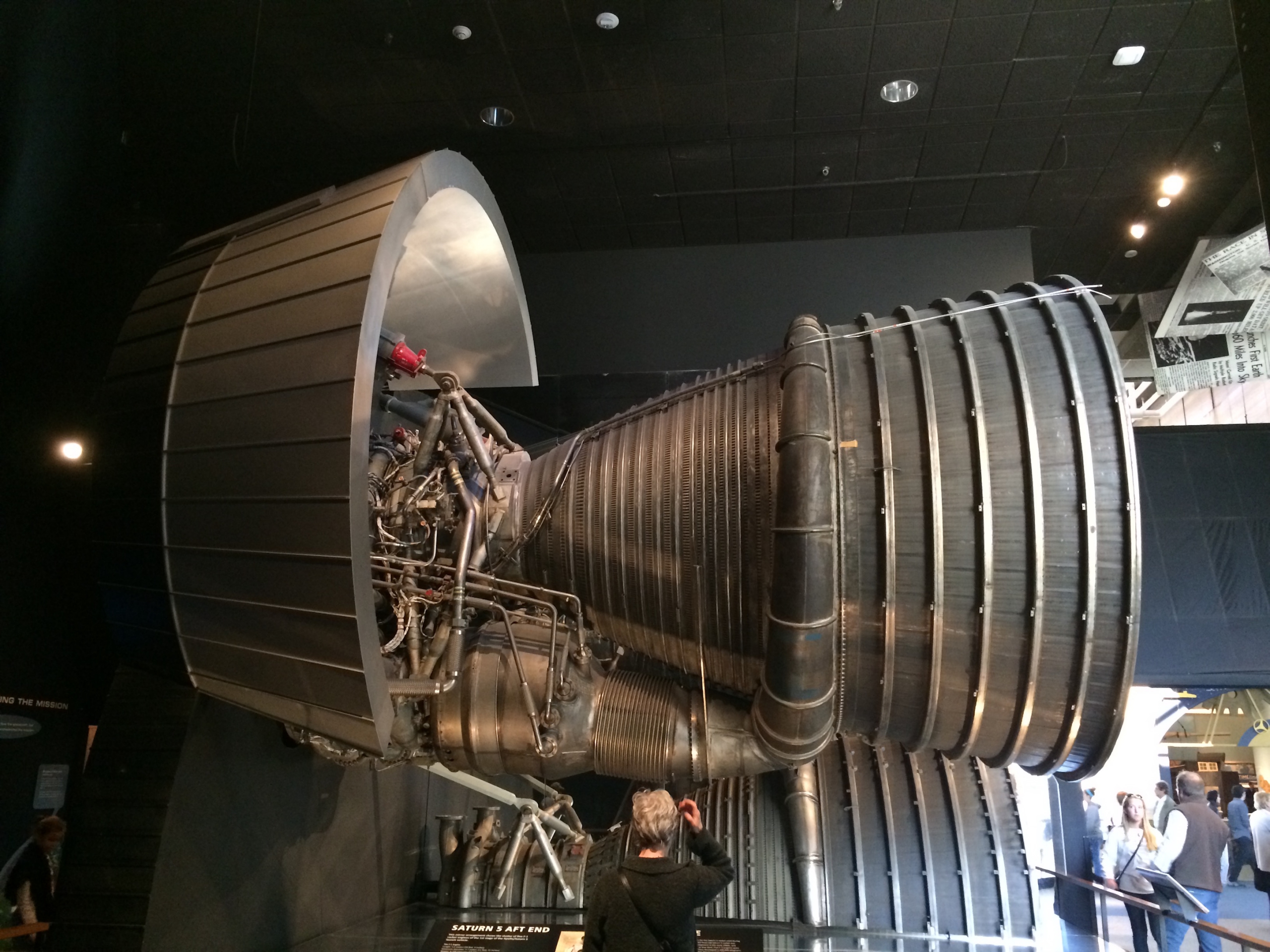 In het NASA-museum.