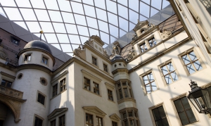 De binnenplaats van het Residenzschloss.