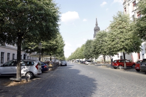 Brede, beklinkerde straten in Neustadt.
