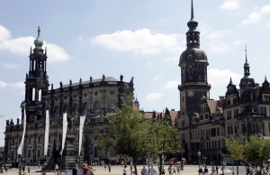 Het centrum van Dresden.