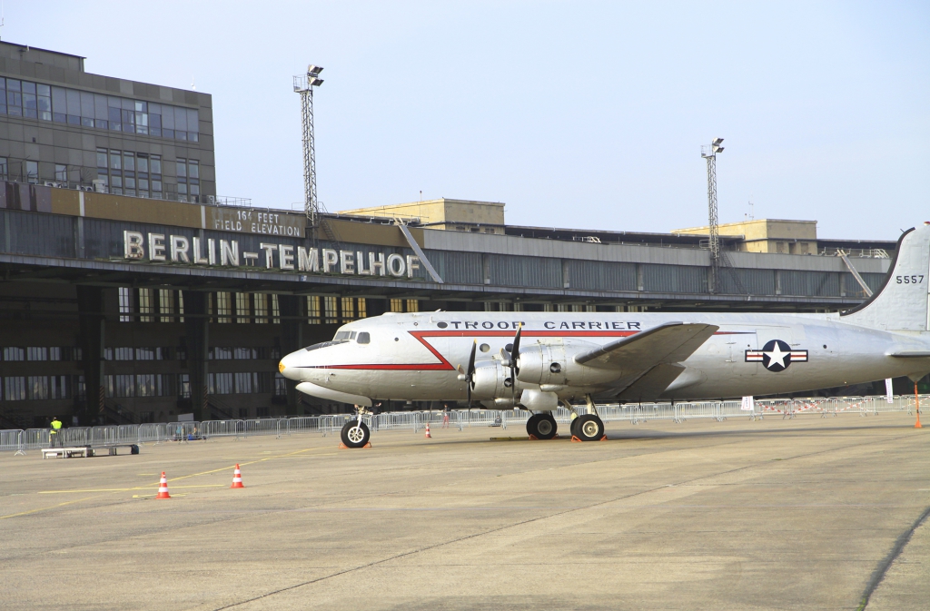 Het oude vliegveld Tempelhof