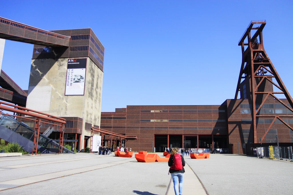 Het terrein van Zollverein is enorm