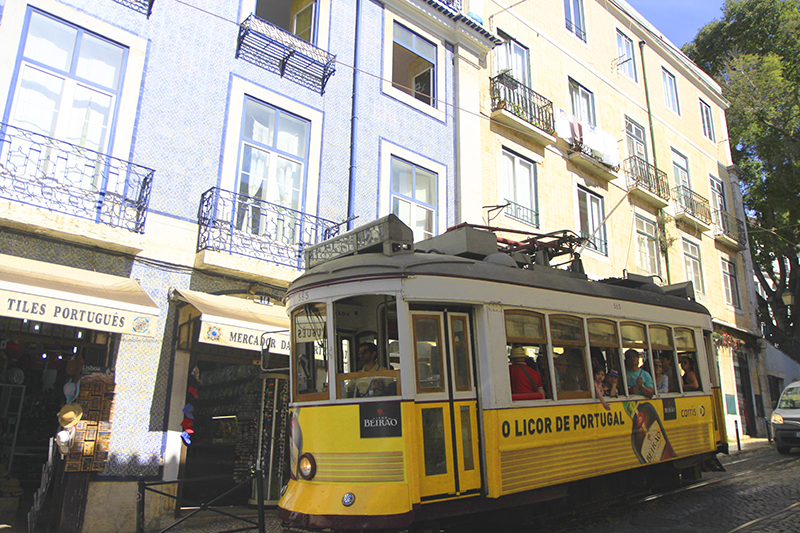 De beroemde gele tram