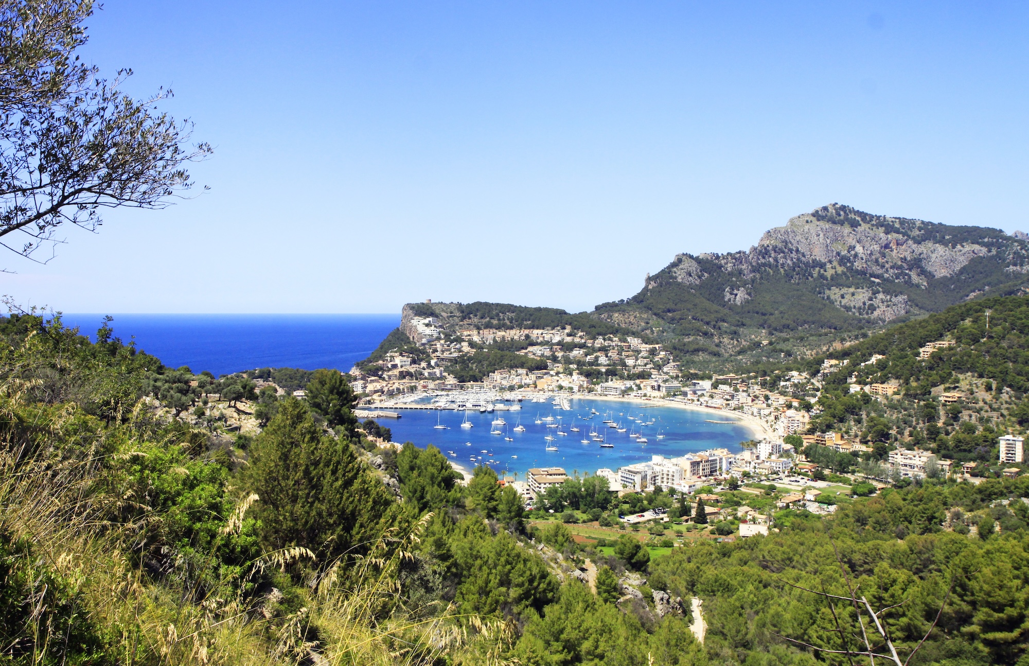 De baai van Port de Sóller